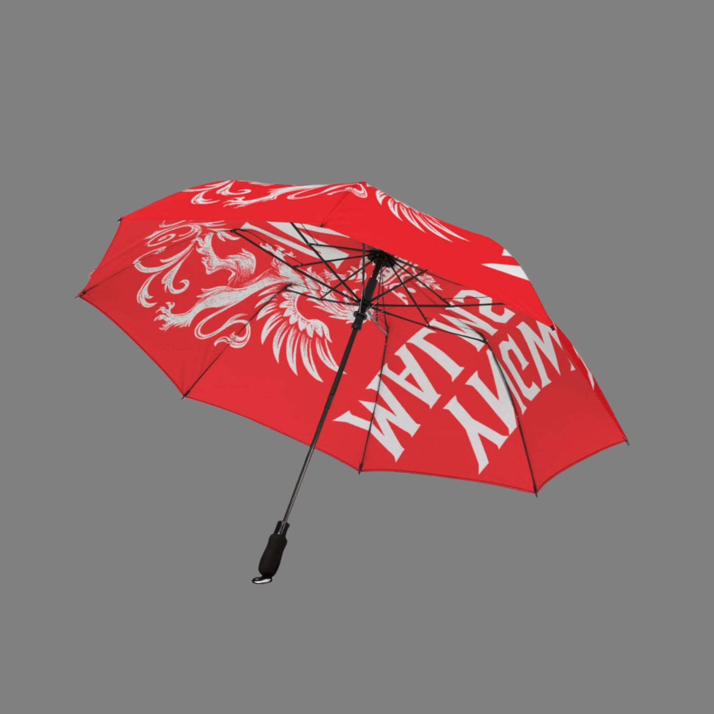 THE MALMSTEEN STRIKER SIGNATURE RED PERFORMANCE UMBRELLA