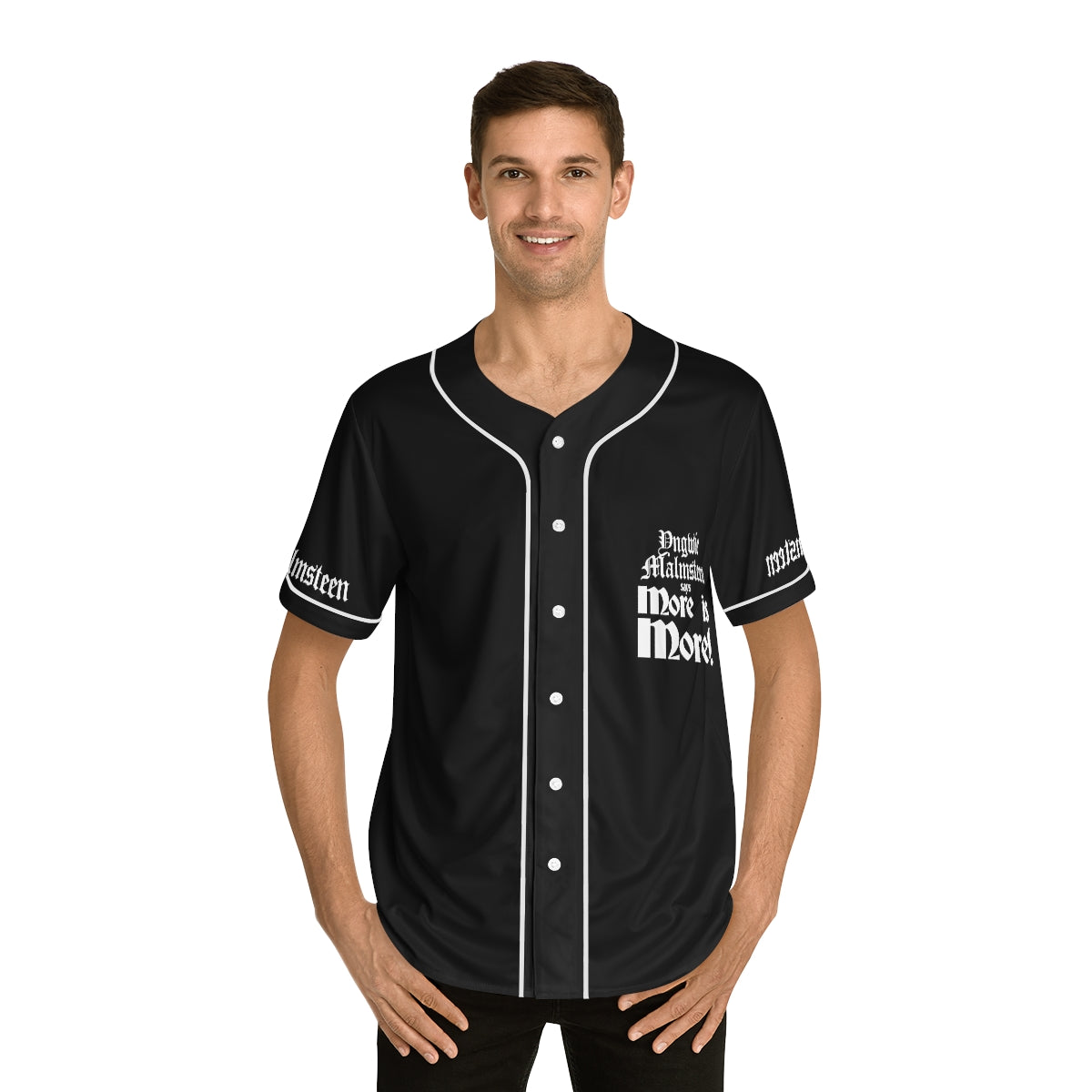 More is More - Men's Baseball Jersey