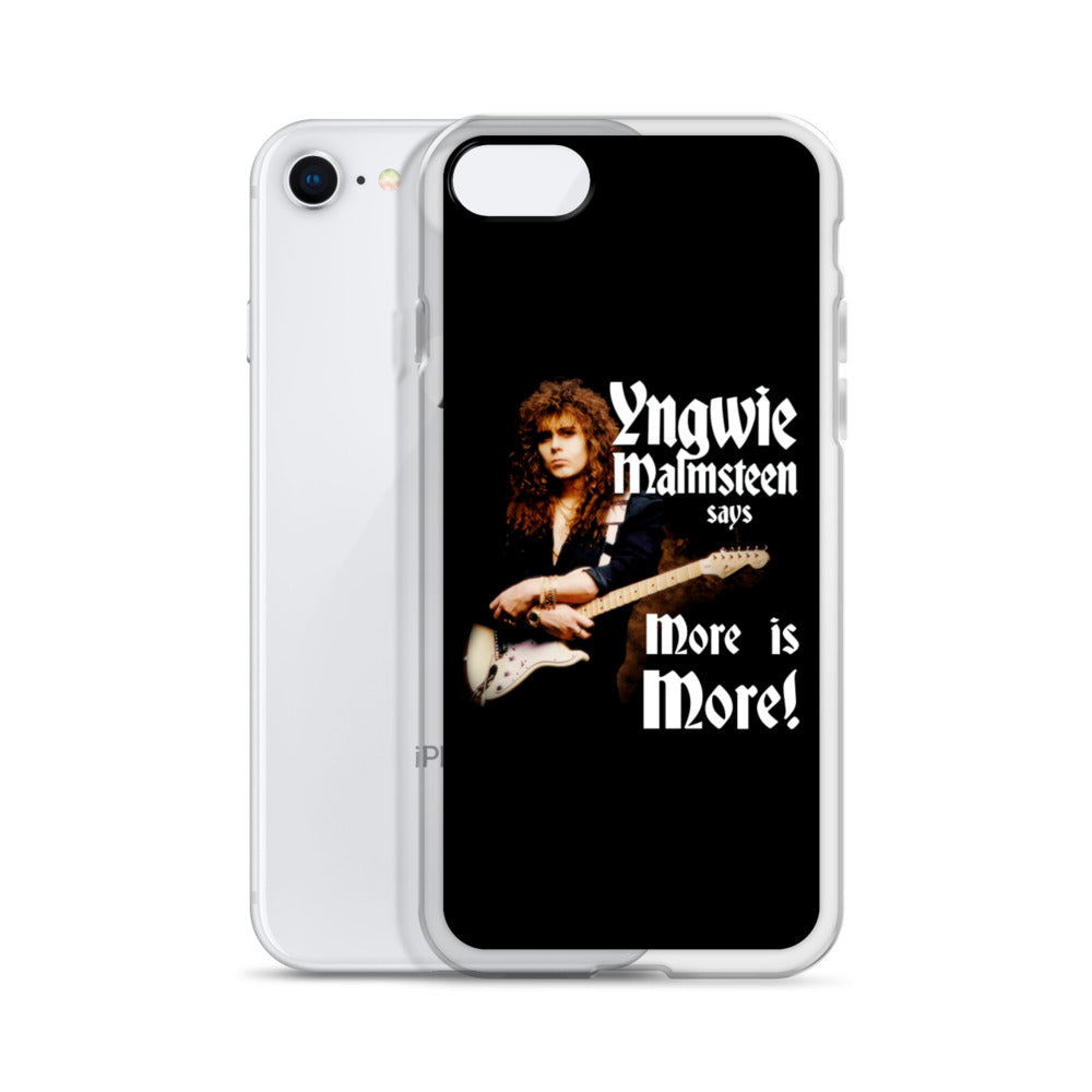 Yngwie Malmsteen says More is More iPhone Case