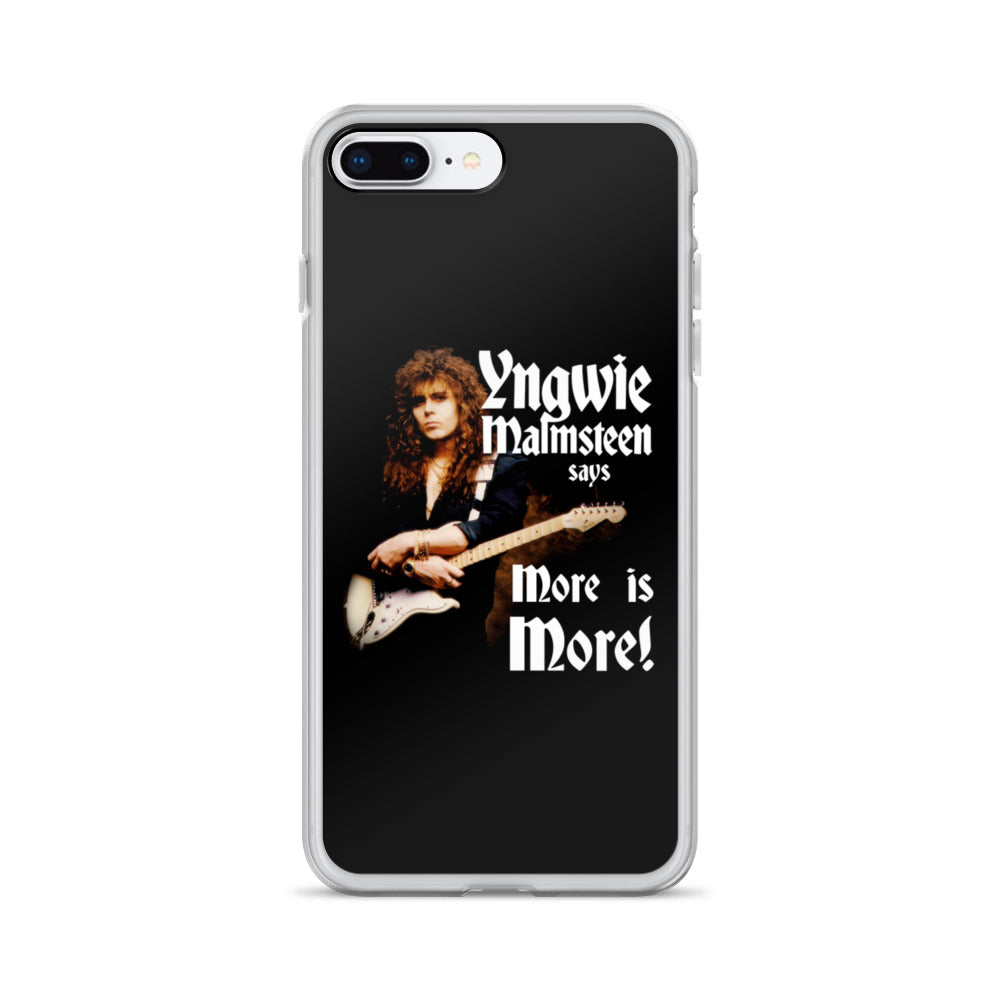 Yngwie Malmsteen says More is More iPhone Case