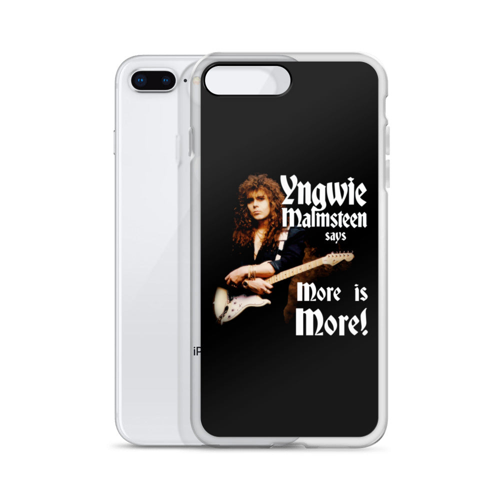 Yngwie Malmsteen says More is More iPhone Case