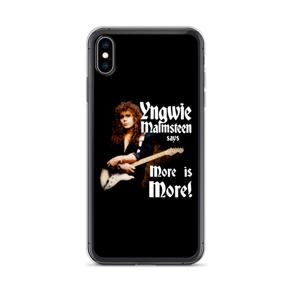Yngwie Malmsteen says More is More iPhone Case