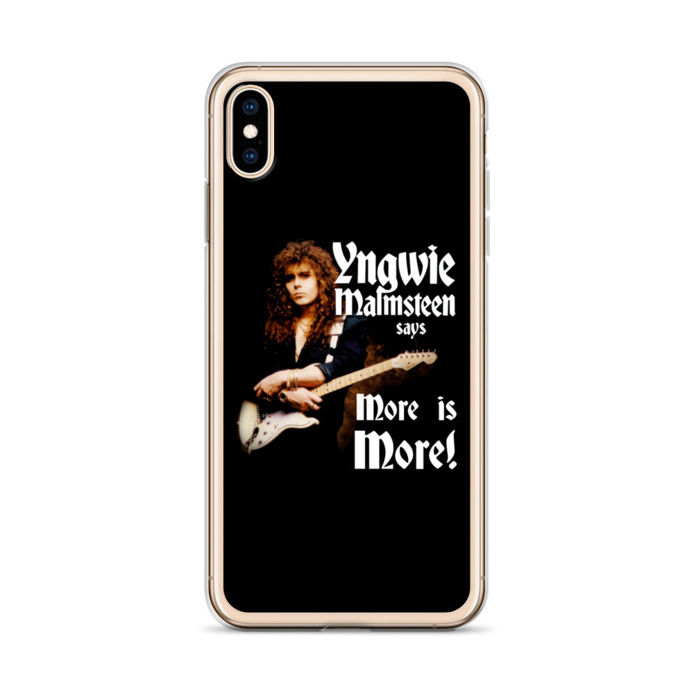 Yngwie Malmsteen says More is More iPhone Case