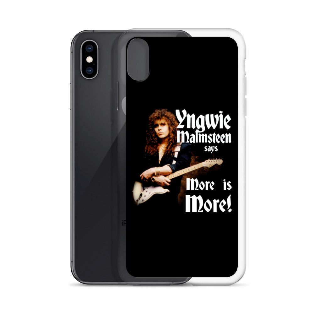 Yngwie Malmsteen says More is More iPhone Case