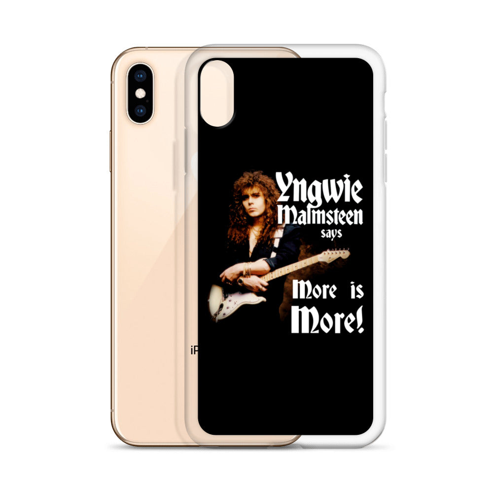 Yngwie Malmsteen says More is More iPhone Case