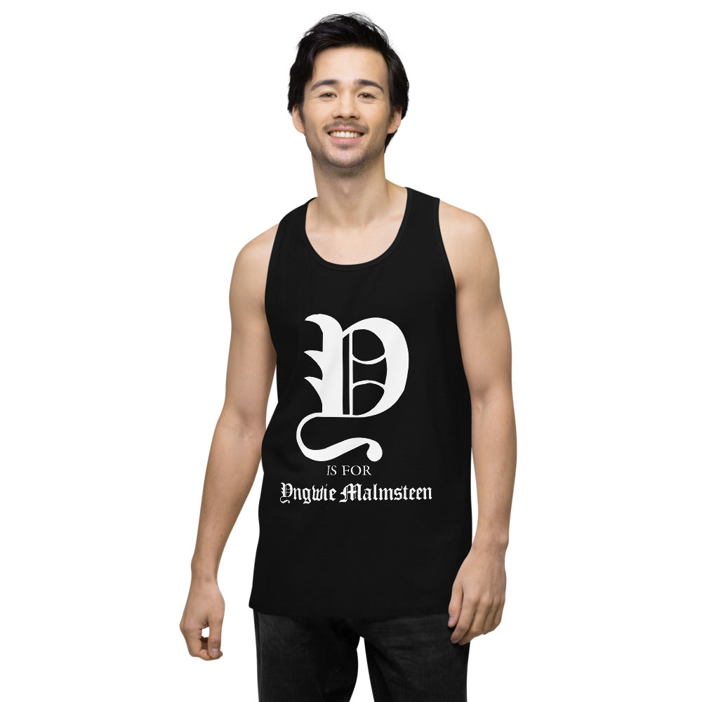 Y is for Yngwie Malmsteen tank top - Black