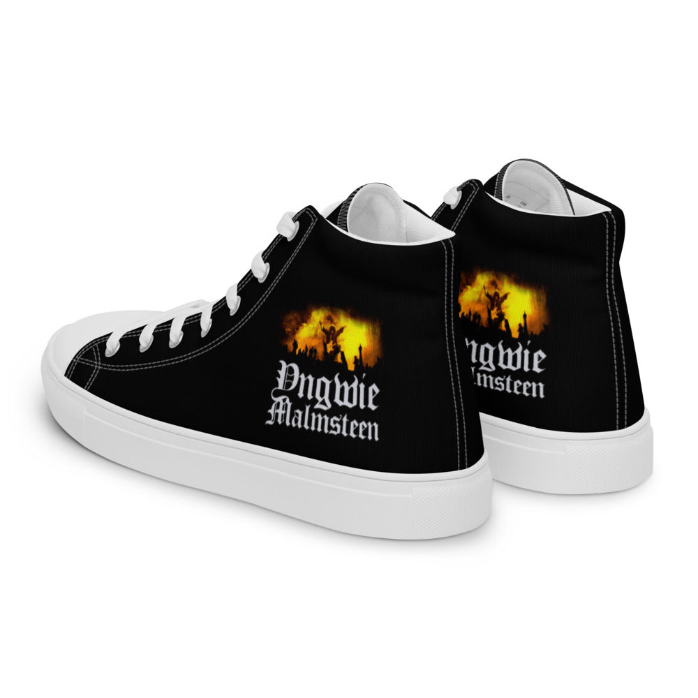 Women’s high top canvas shoes