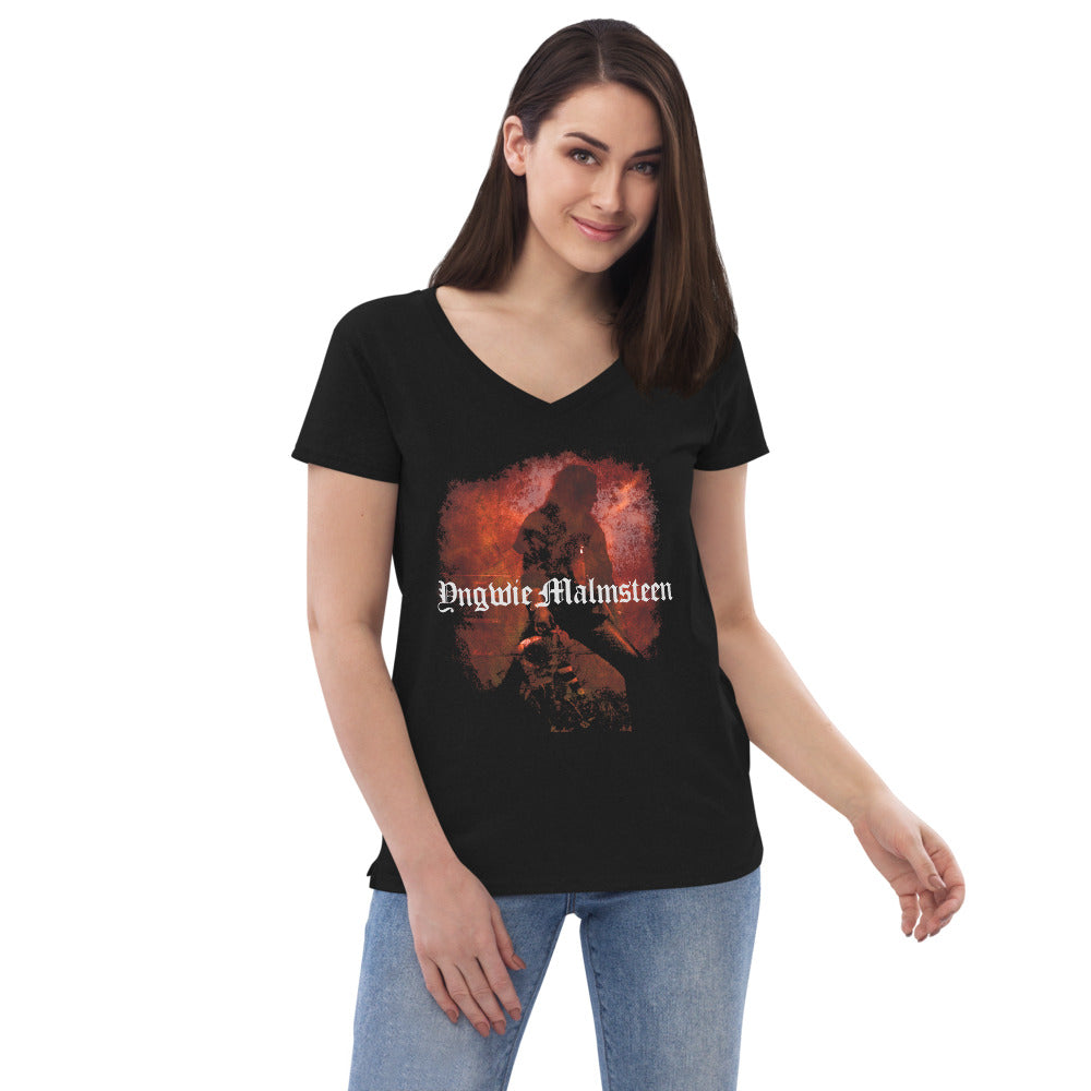 Yngwie Malmsteen Smashing Women’s v-neck t-shirt