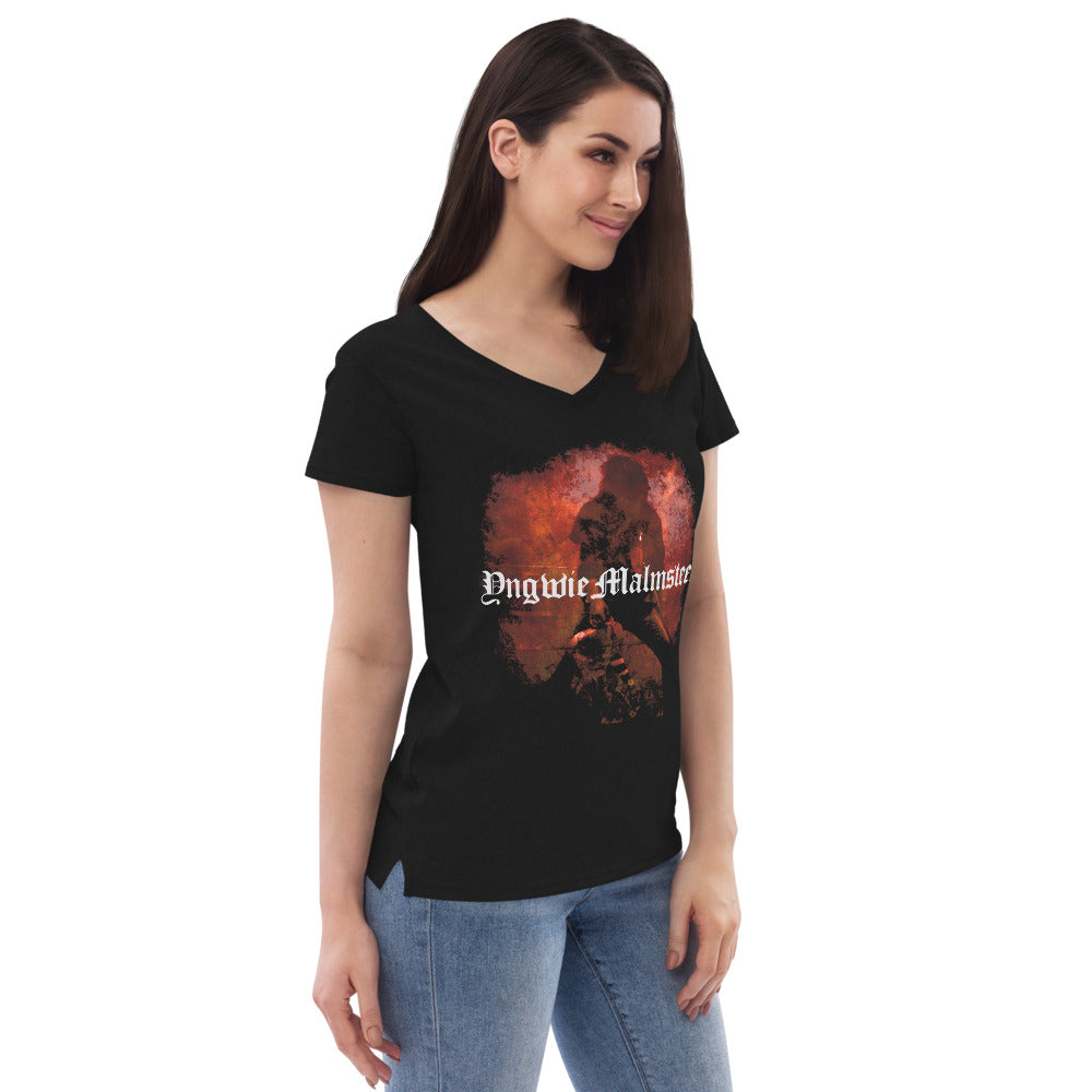 Yngwie Malmsteen Smashing Women’s v-neck t-shirt