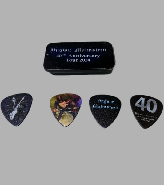 “40th Anniversary Tour” Guitar Pick Case w/ 4 Picks (VERY LIMITED)