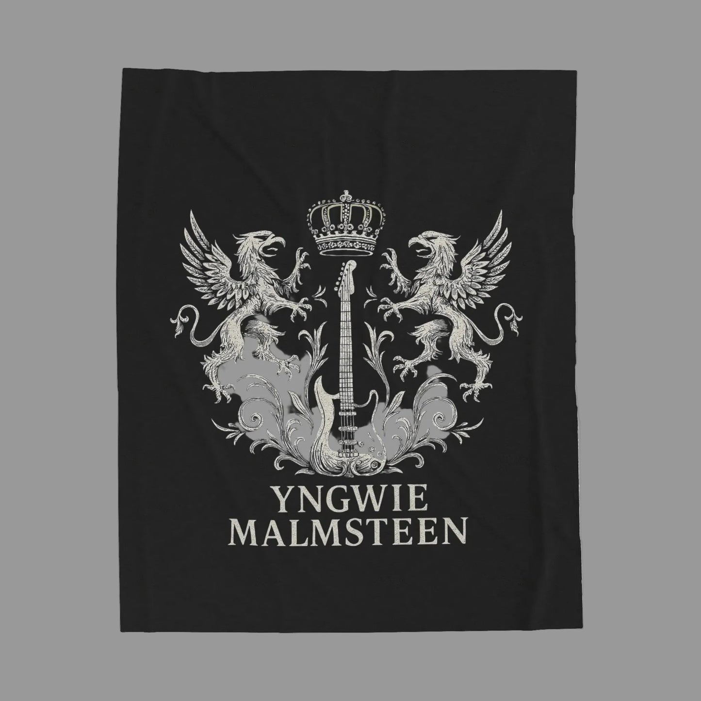 The Royal Crest Collection Plush Blanket