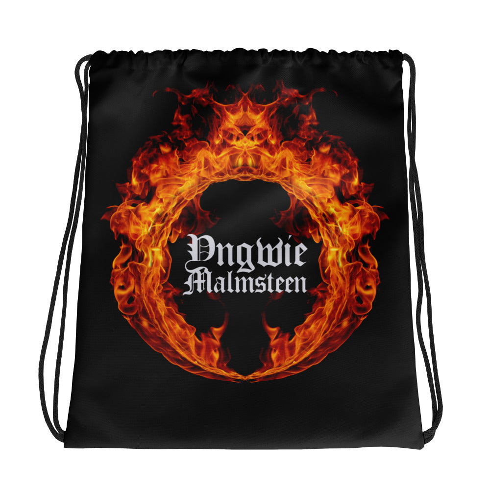 Yngwie Malmsteen Fire Ring Drawstring bag