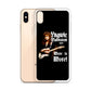 Yngwie Malmsteen says More is More iPhone Case