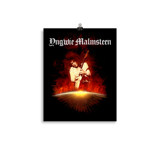 Yngwie Malmsteen RAW Live poster