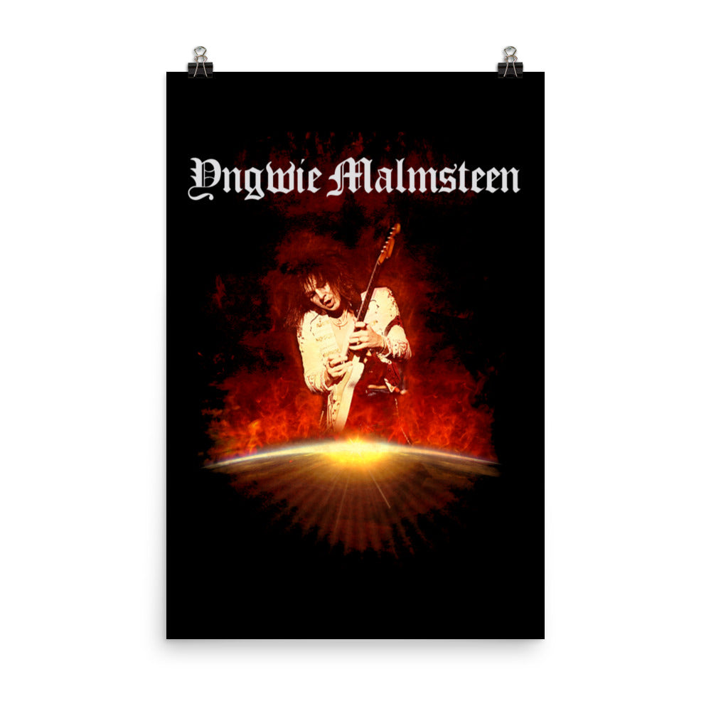 Yngwie Malmsteen RAW Live poster