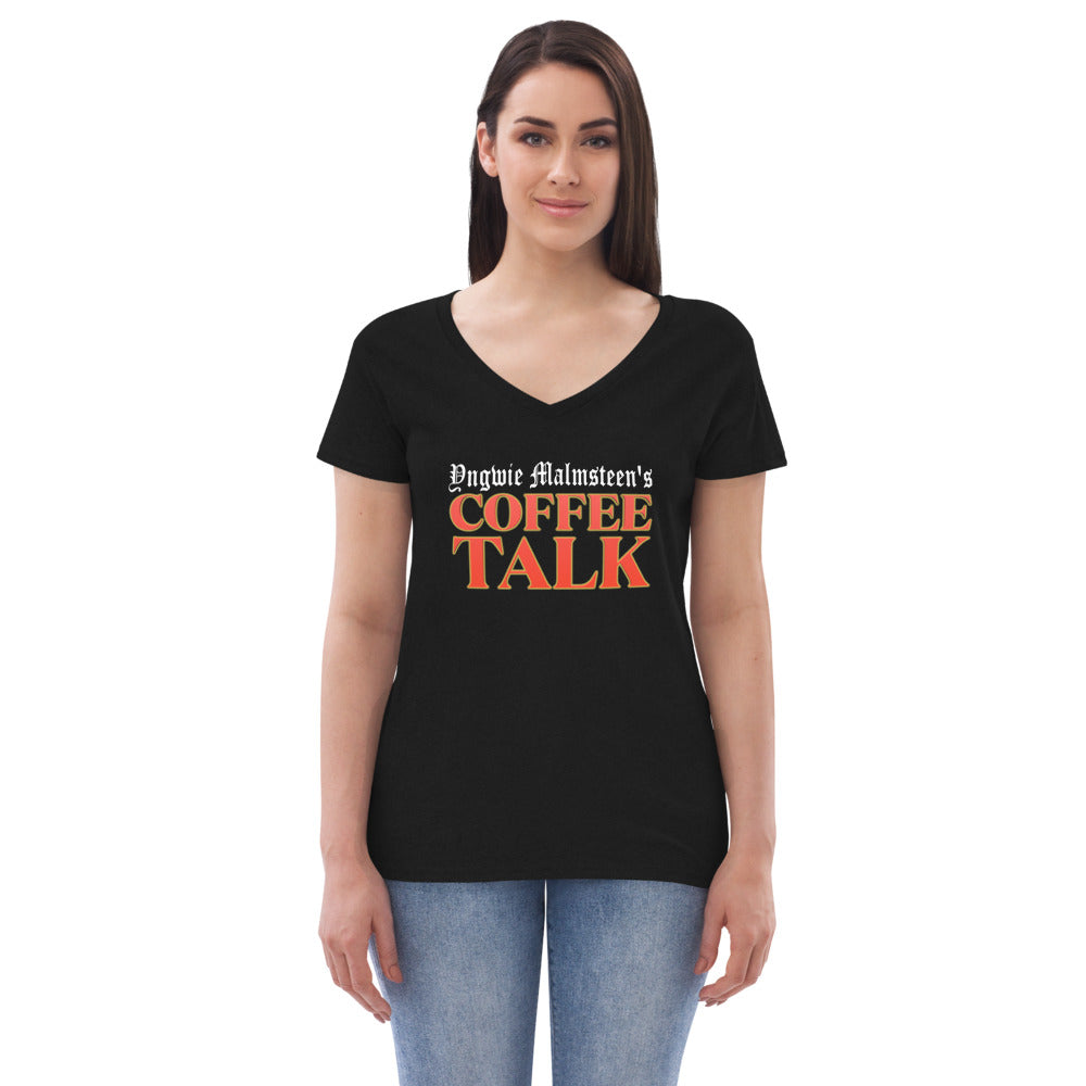 Yngwie Malmsteen's Coffee Talk women's v-neck t-shirt