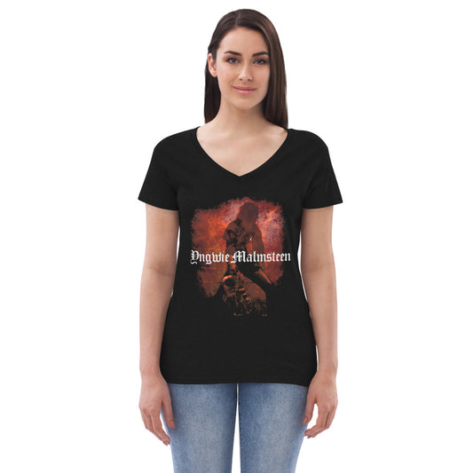 Yngwie Malmsteen Smashing Women’s v-neck t-shirt