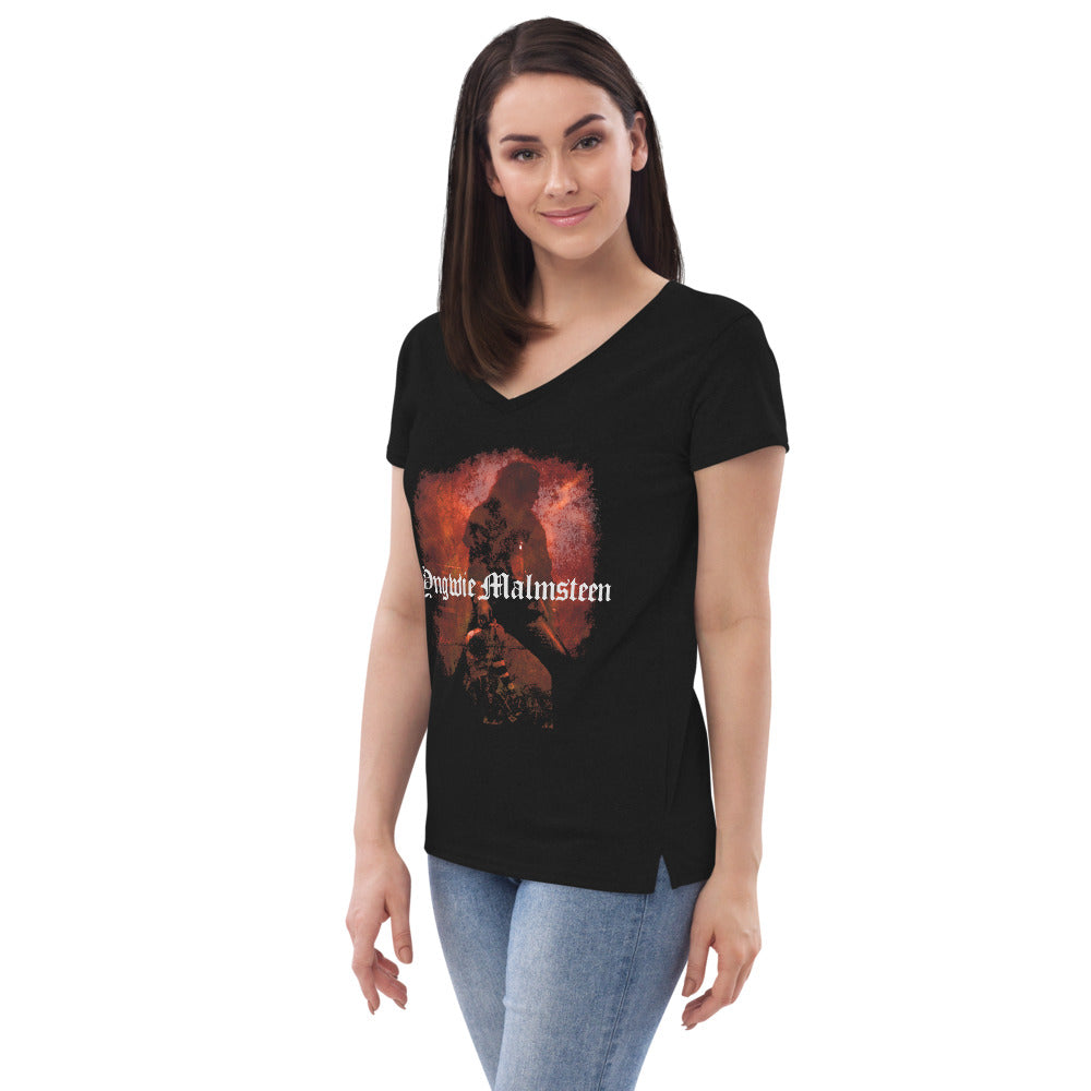 Yngwie Malmsteen Smashing Women’s v-neck t-shirt